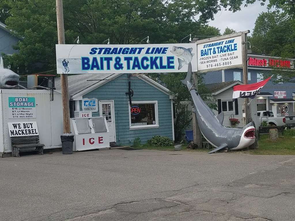 Straight Line Bait & Tackle, Fishing Rods, Reels & Gear, Bait Sh | 110 Elm St, Salisbury, MA 01952, USA | Phone: (978) 465-8805