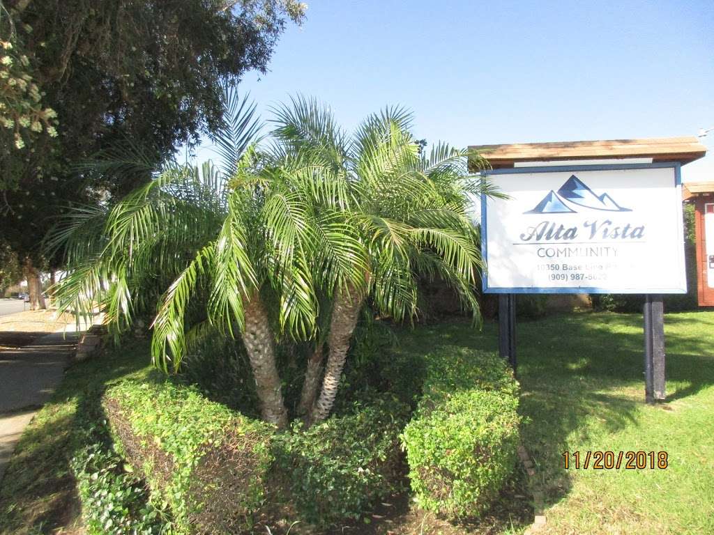 Alta Vista Mobile Home Community | 10350 Base Line Rd, Alta Loma, CA 91701, USA | Phone: (909) 987-5622