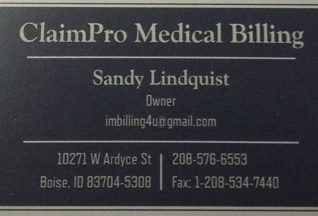 ClaimPro Medical Billing | 10271 W, Ardyce St, Boise, ID 83704, USA | Phone: (208) 576-6553