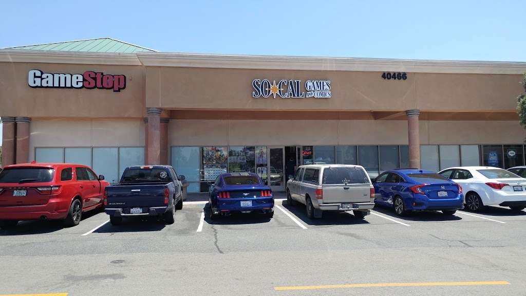 SoCal Games and Comics | 40466 Winchester Rd, Temecula, CA 92591, USA | Phone: (951) 389-4263