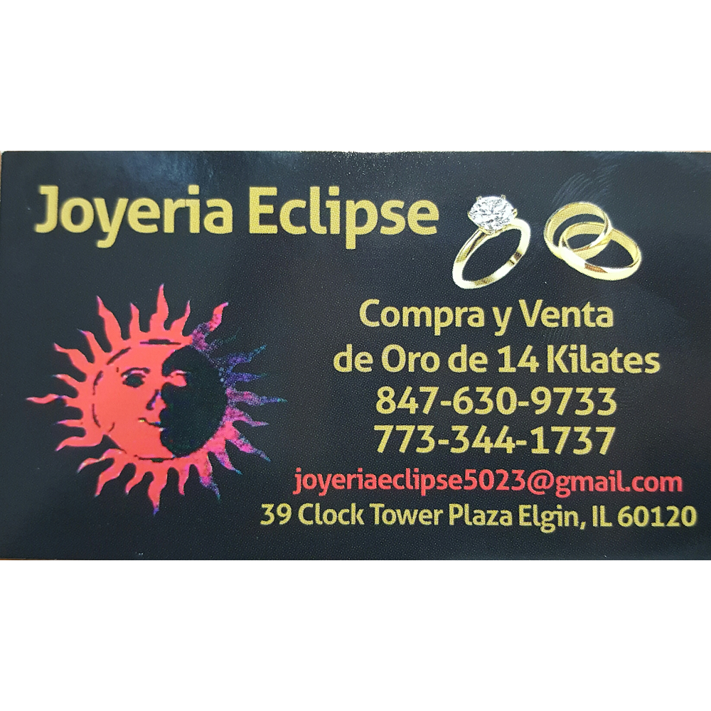 Joyeria Eclipse | 39 Clock Tower Plaza, Elgin, IL 60120 | Phone: (773) 344-1737