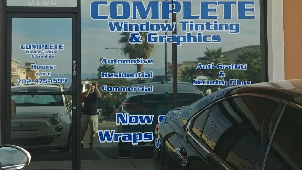 Complete Window Tinting & Graphics | 1641 E Sunset Rd #B 108, Las Vegas, NV 89119, USA | Phone: (702) 475-1599