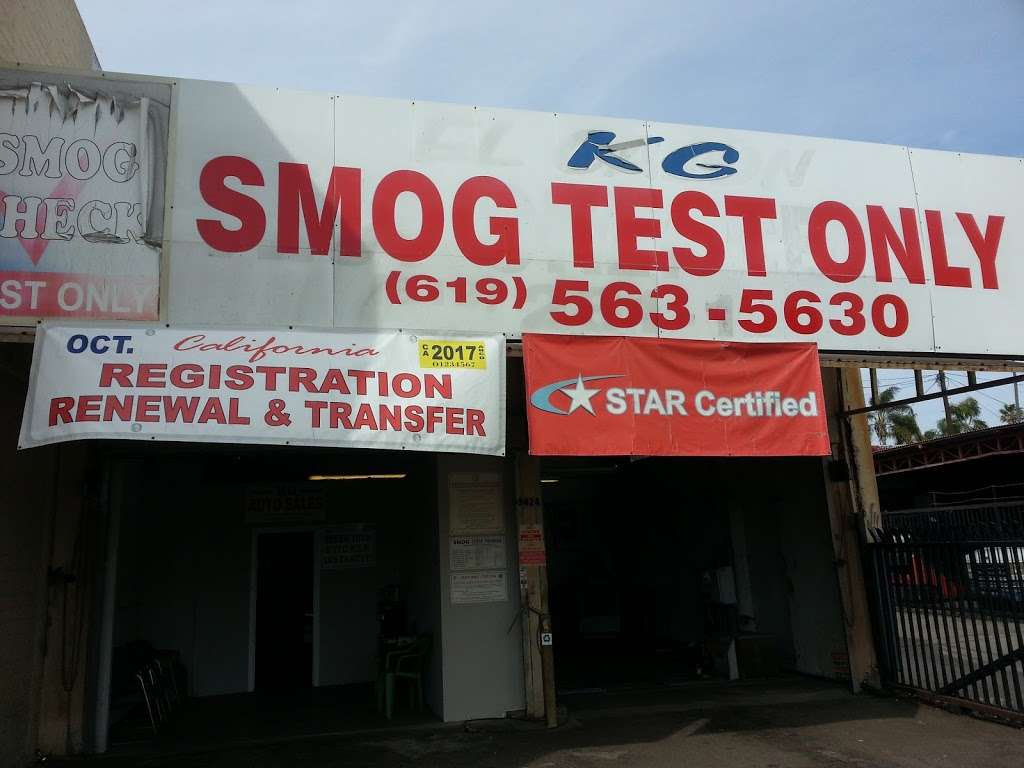 Smog check STAR Station _ KG Smog Test Only | 3424 El Cajon Blvd, San Diego, CA 92104, USA | Phone: (619) 563-5630