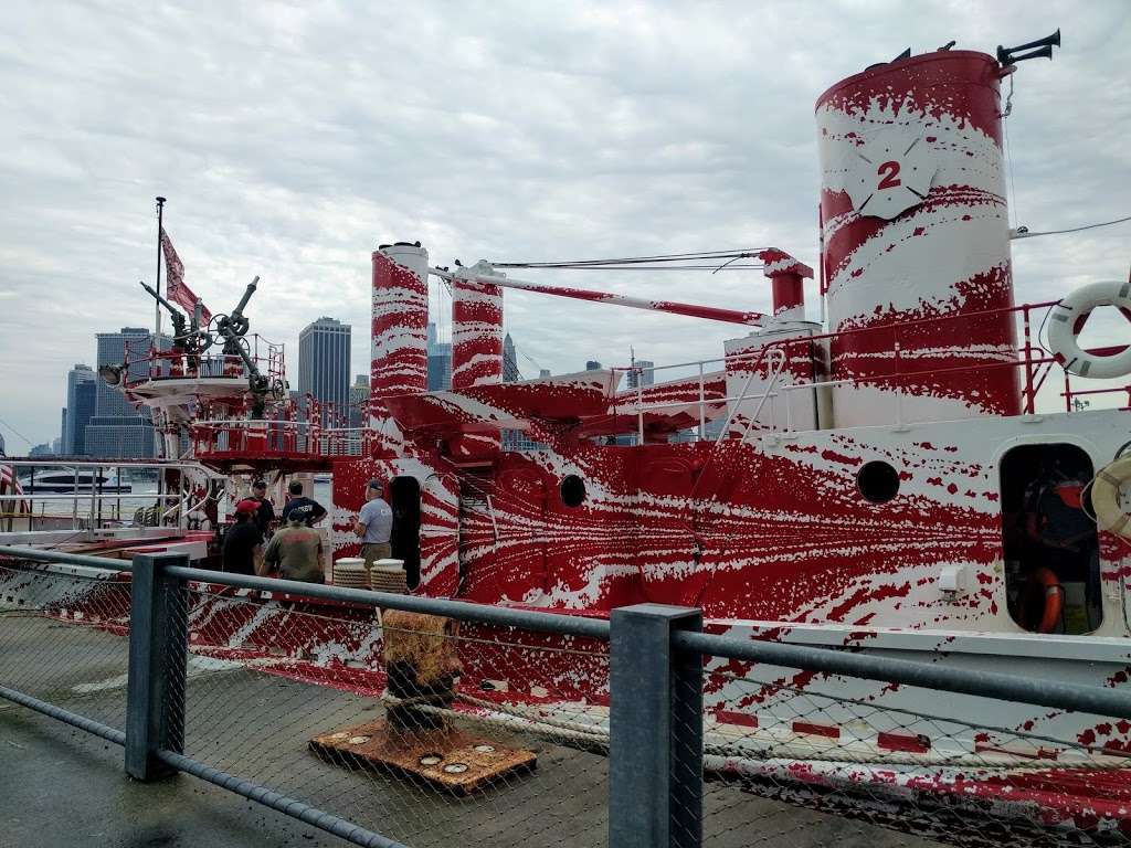 John J. Harvey Fireboat | Hudson River Greenway, New York, NY 10005, USA