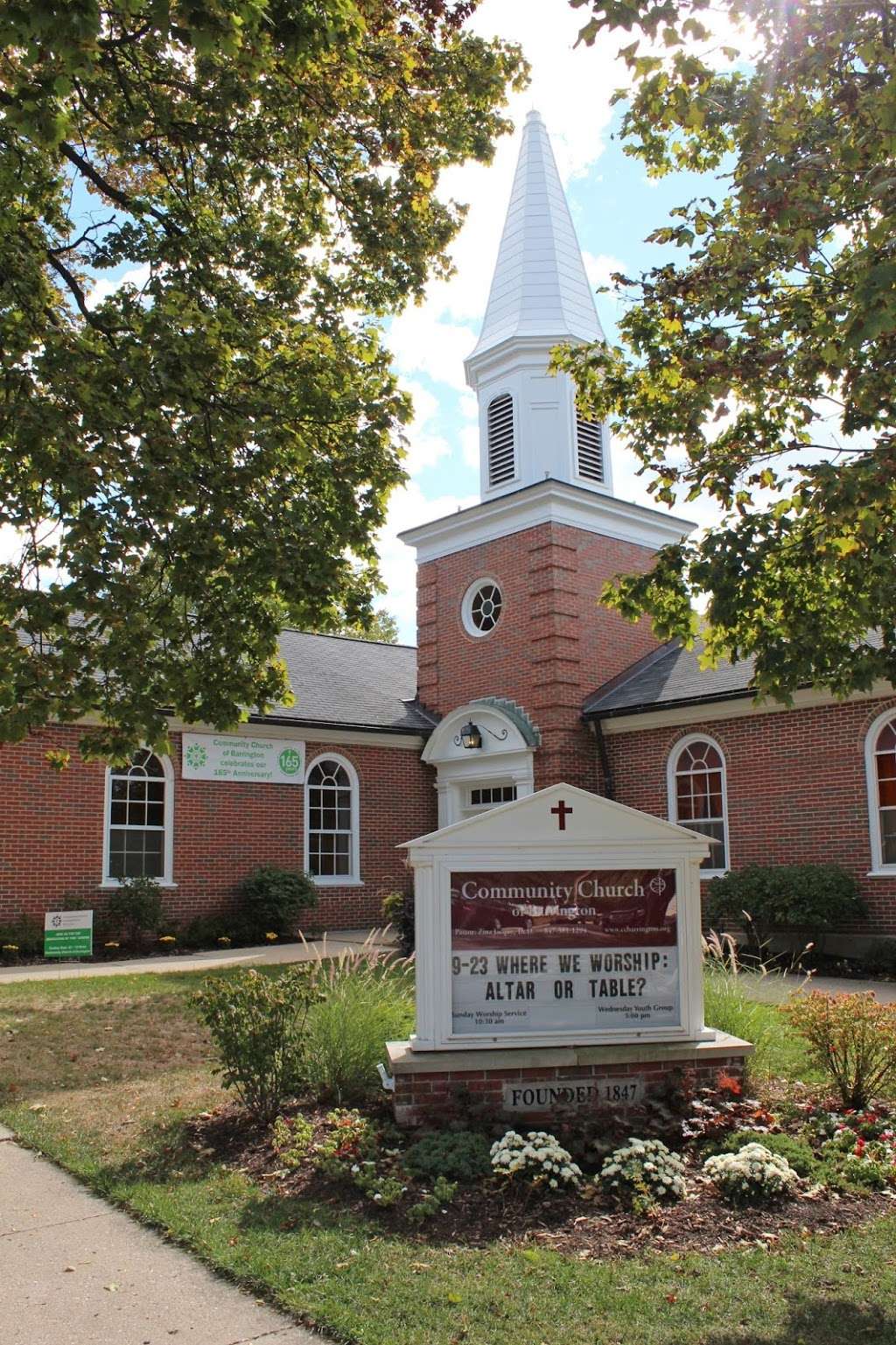Community Church of Barrington | 301 E Lincoln Ave, Barrington, IL 60010, USA | Phone: (847) 381-1294