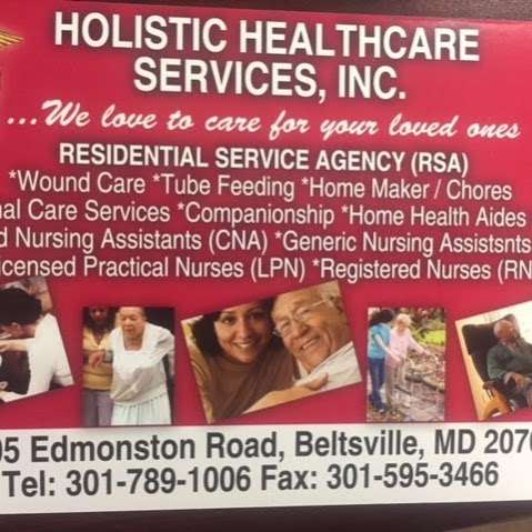 Holistic Healthcare Services Inc | 11605 Edmonston Rd, Beltsville, MD 20705, USA | Phone: (301) 789-1006