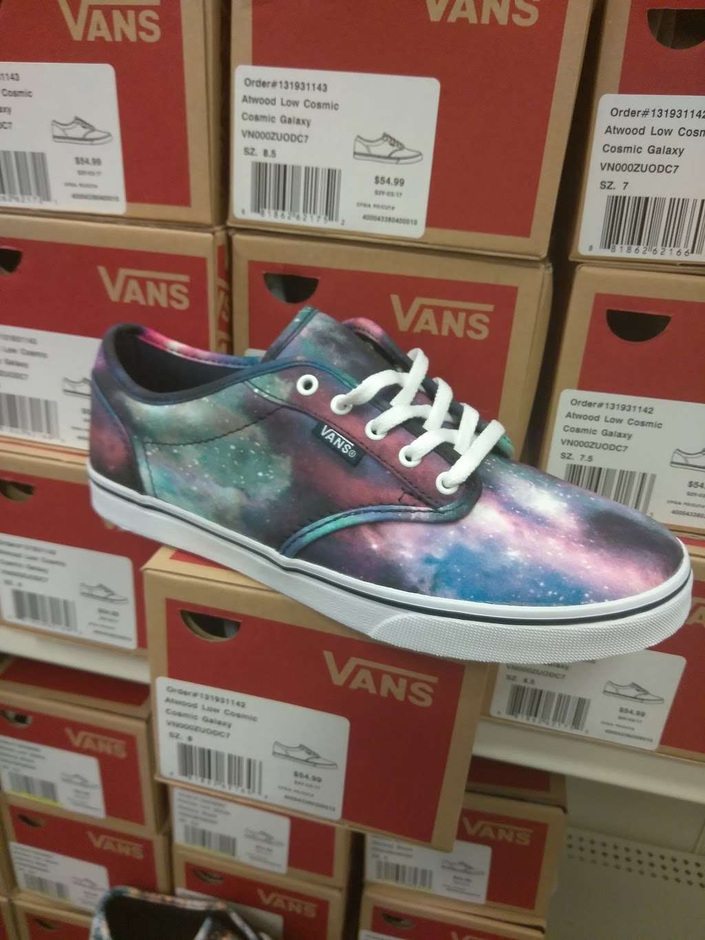 galaxy vans shoe carnival
