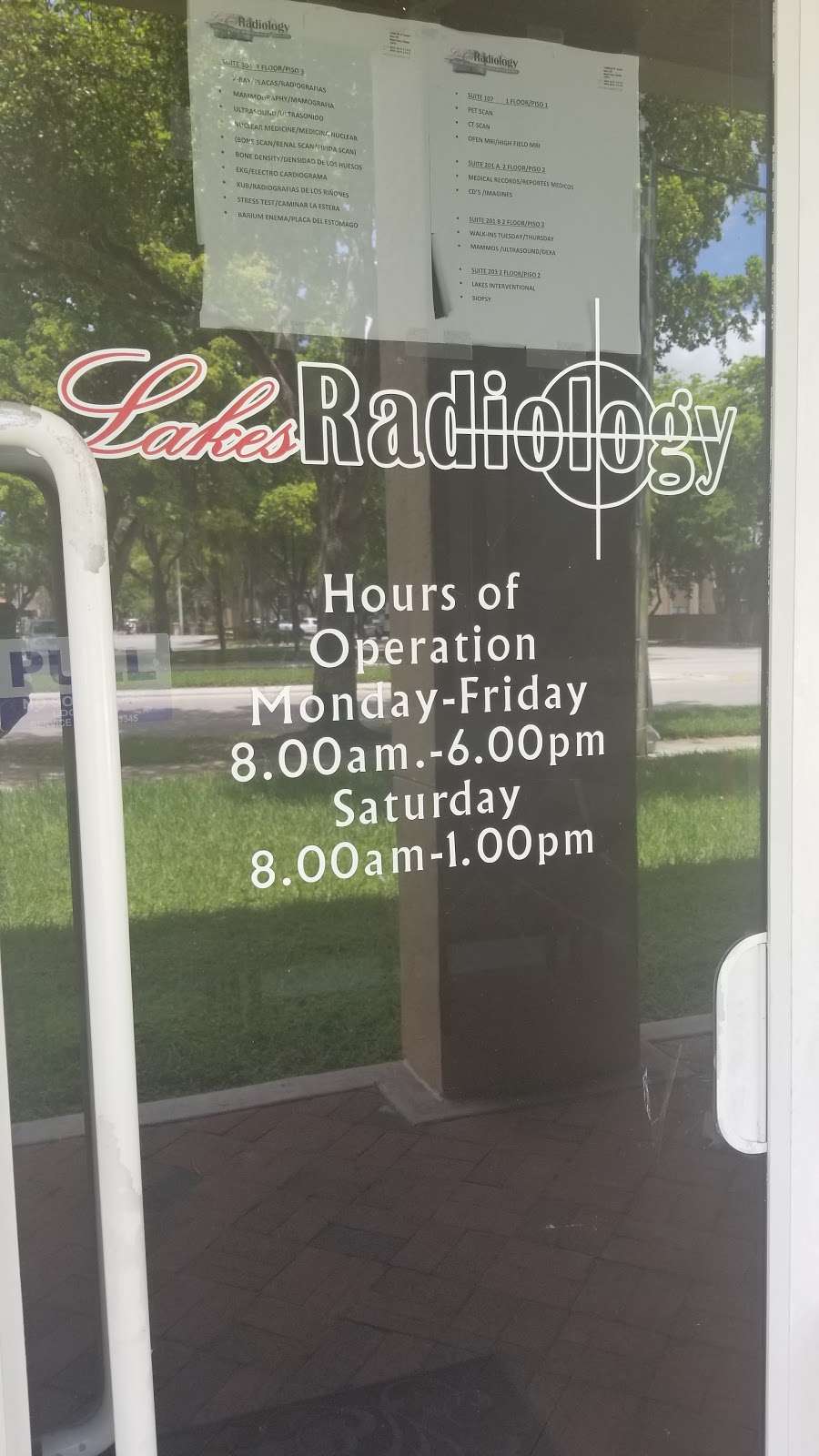 Lakes Radiology | 15600 NW 67th Ave #304, Miami Lakes, FL 33014, USA | Phone: (305) 231-1115
