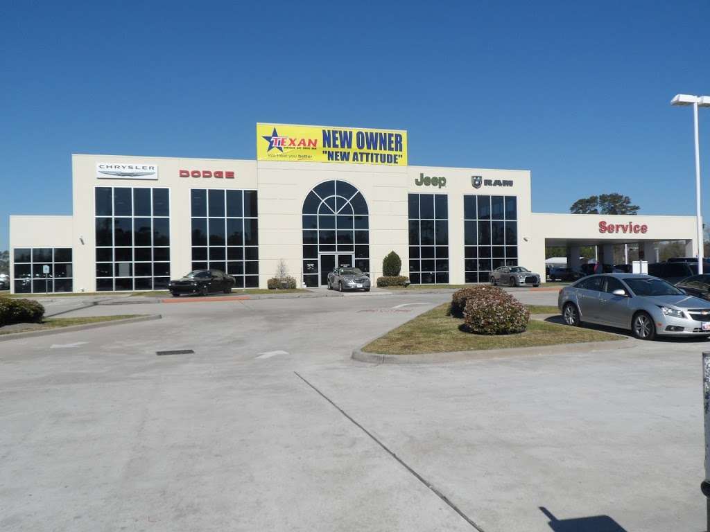 Texan Dodge Chrysler Jeep Ram | 18555 Eastex Fwy, Humble, TX 77338, USA | Phone: (281) 359-7100