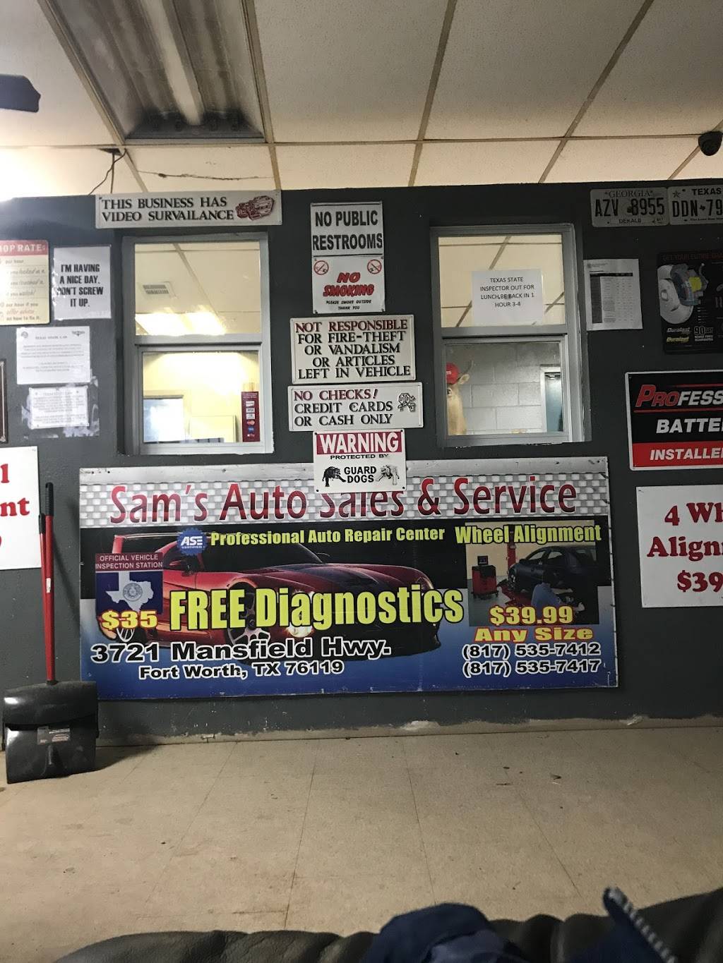 Sams Auto Sales And Service | 3721 Mansfield Hwy, Fort Worth, TX 76119, USA | Phone: (817) 535-7412