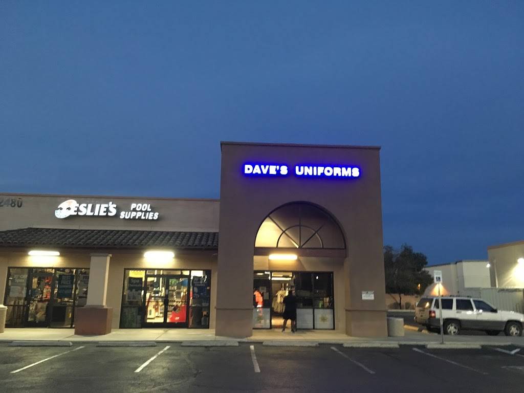 Daves Uniforms - Tucson | 2480 N Silverbell Rd #100, Tucson, AZ 85745, USA | Phone: (520) 622-1662