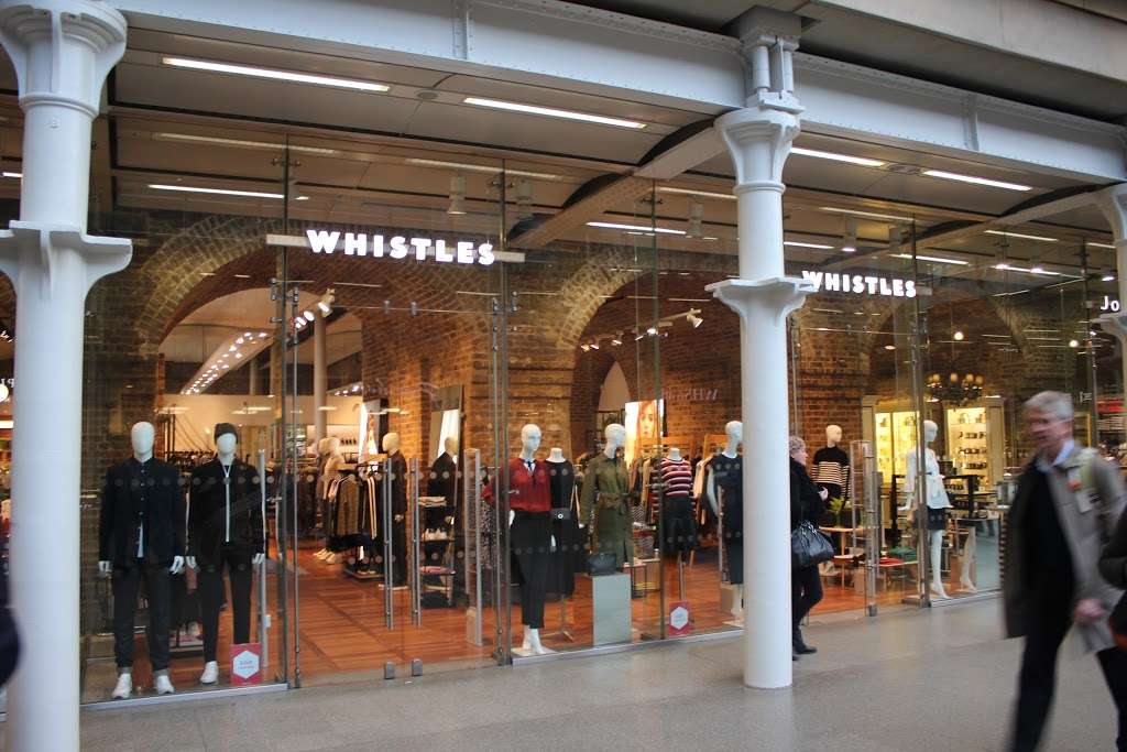 Whistles | St Pancras International Station, The Arcade, Euston Rd, Kings Cross, London N1C 4QP, UK | Phone: 020 7837 1654