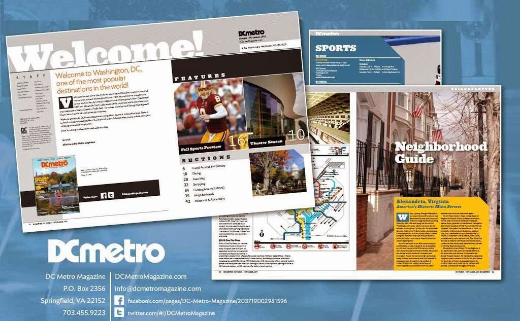 DC Metro Magazine | 9607 Little Cobbler Ct, Burke, VA 22015, USA | Phone: (703) 455-9223