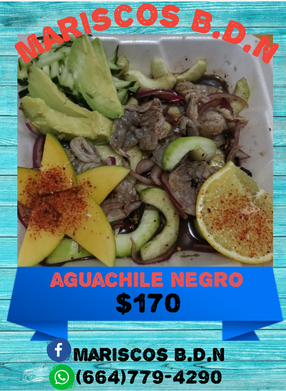 Mariscos B.D.N | Paseo Sorrentino 10289, Villa Residencial Santa Fe 5a Secc., 22664 Portico de San Antonio, B.C., Mexico | Phone: 664 779 4290