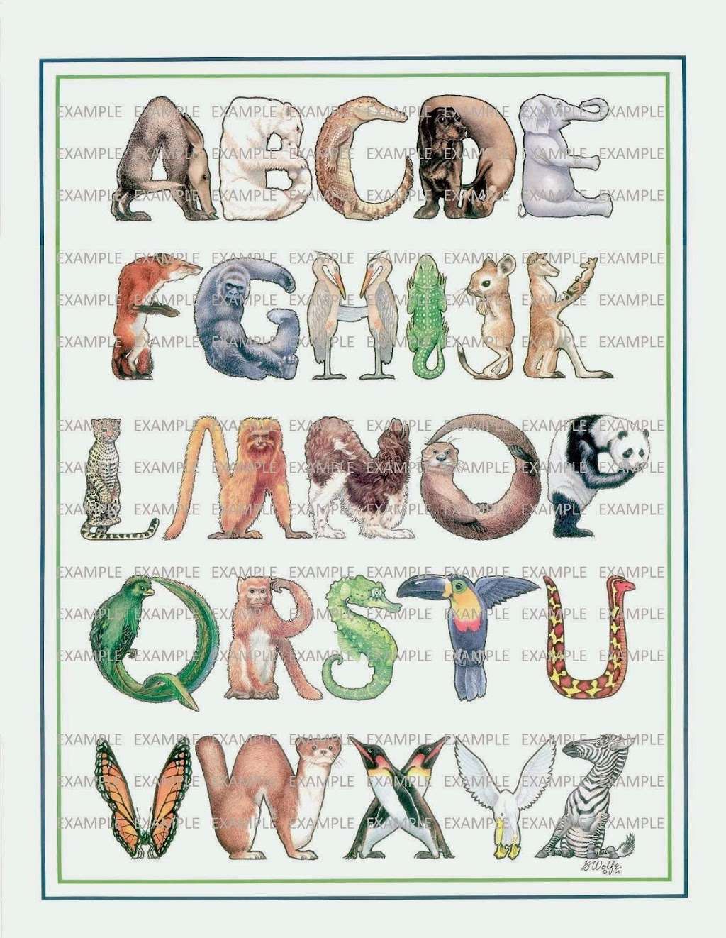 Alphabet Critters - Personalized Name Art | 2304 Mangular Ave, Corona, CA 92882, USA | Phone: (951) 547-1510