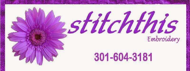 Stitchthis Embroidery | 21 Cross St, Laurel, MD 20723, USA | Phone: (301) 604-3181