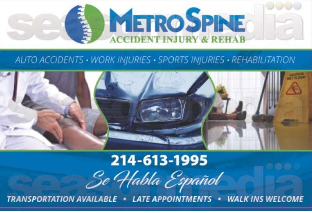 MetroSpine Accident Injury & Rehab | 901 N Polk St Suite 349, DeSoto, TX 75115, USA | Phone: (972) 224-3344