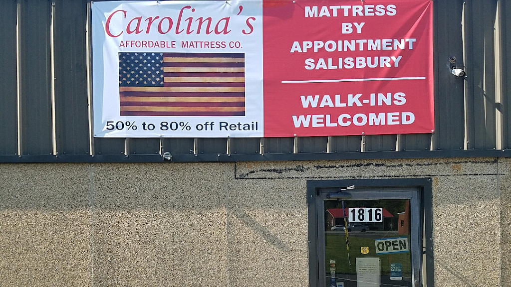 Mattress By Appointment | 1816 Mooresville Rd, Salisbury, NC 28147, USA | Phone: (704) 791-7489