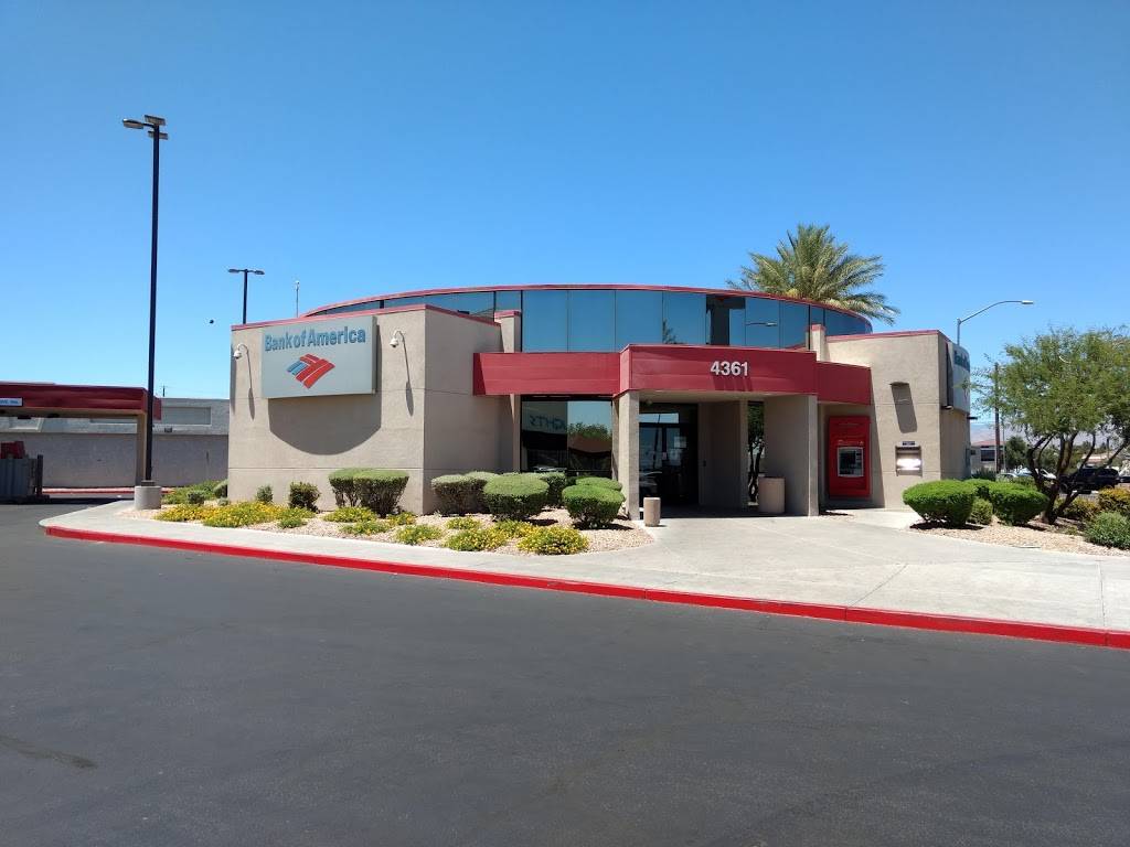 Bank of America (with Drive-thru services) | 4361 N Rancho Dr, Las Vegas, NV 89130, USA | Phone: (702) 654-3600