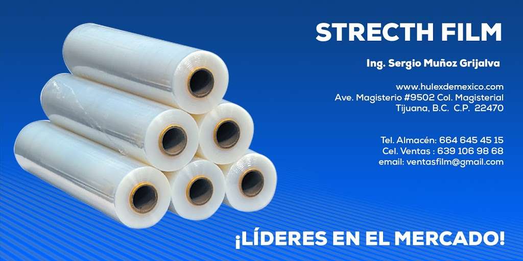 Stretch Film | Ave. magisterio 9502, Magisterial, 22470 Tijuana, B.C., Mexico | Phone: 639 106 9868