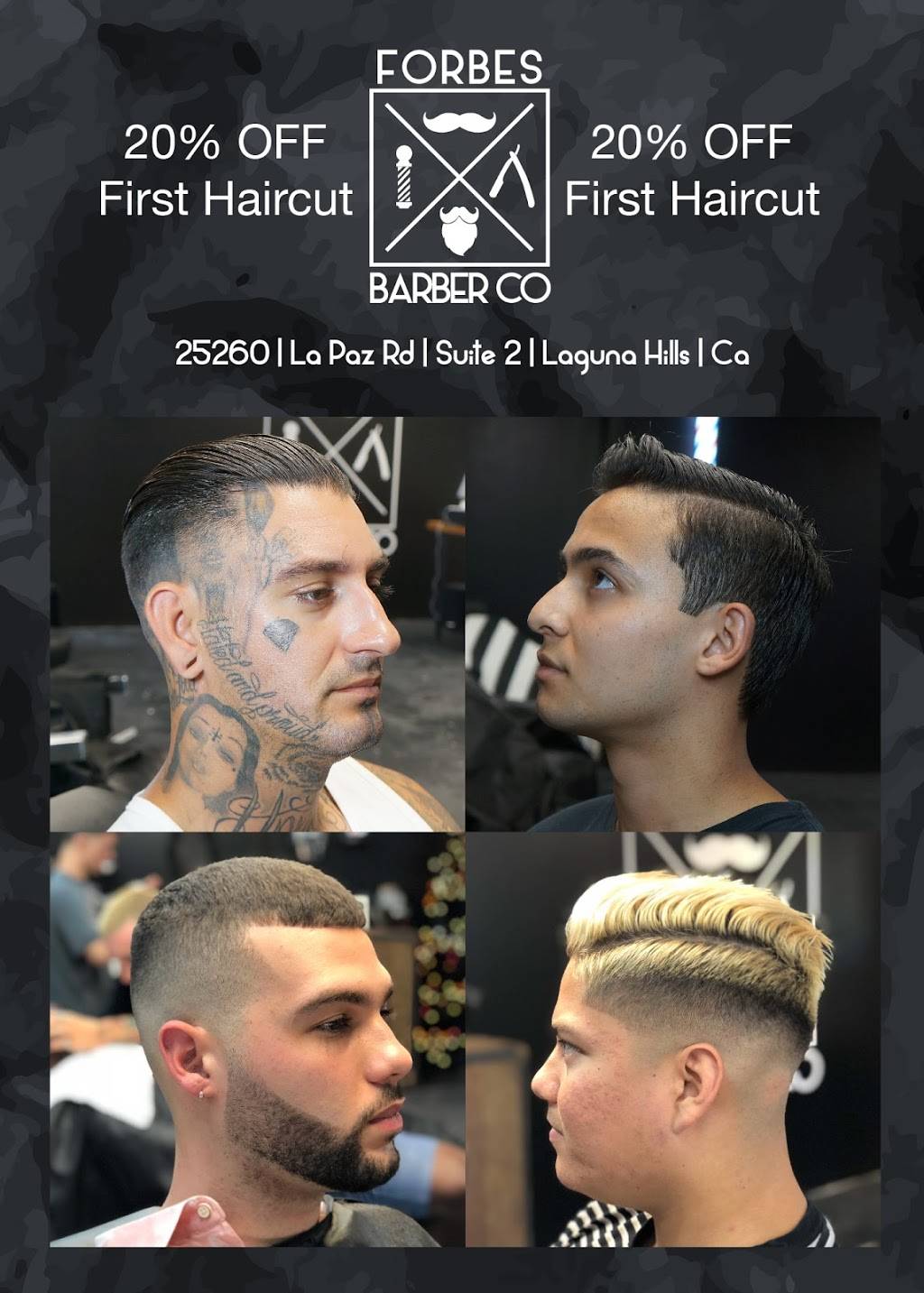 Forbes Barber Company | 25260 La Paz Rd # 2, Laguna Hills, CA 92653, USA | Phone: (949) 382-2009