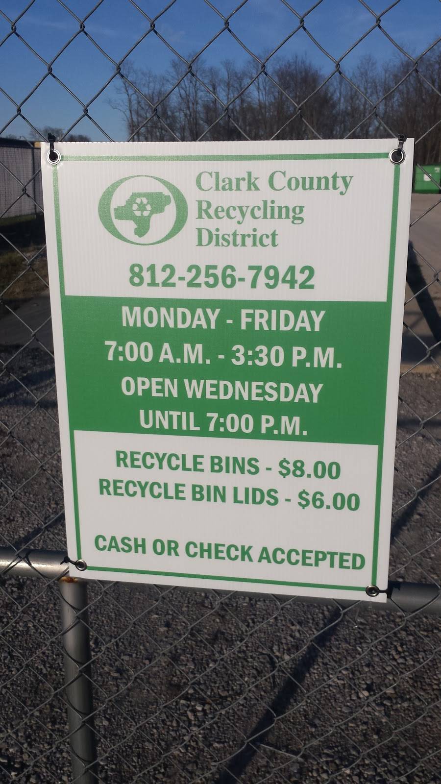 Clark County Solid Waste Management | 112 Industrial Way, Charlestown, IN 47111, USA | Phone: (812) 256-7942