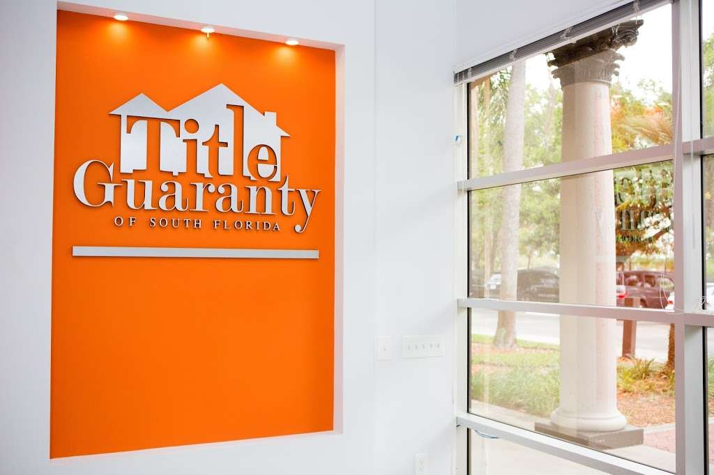 Title Guaranty of South Florida, Inc. | 3265 Meridian Pkwy #100, Weston, FL 33331 | Phone: (954) 389-9483