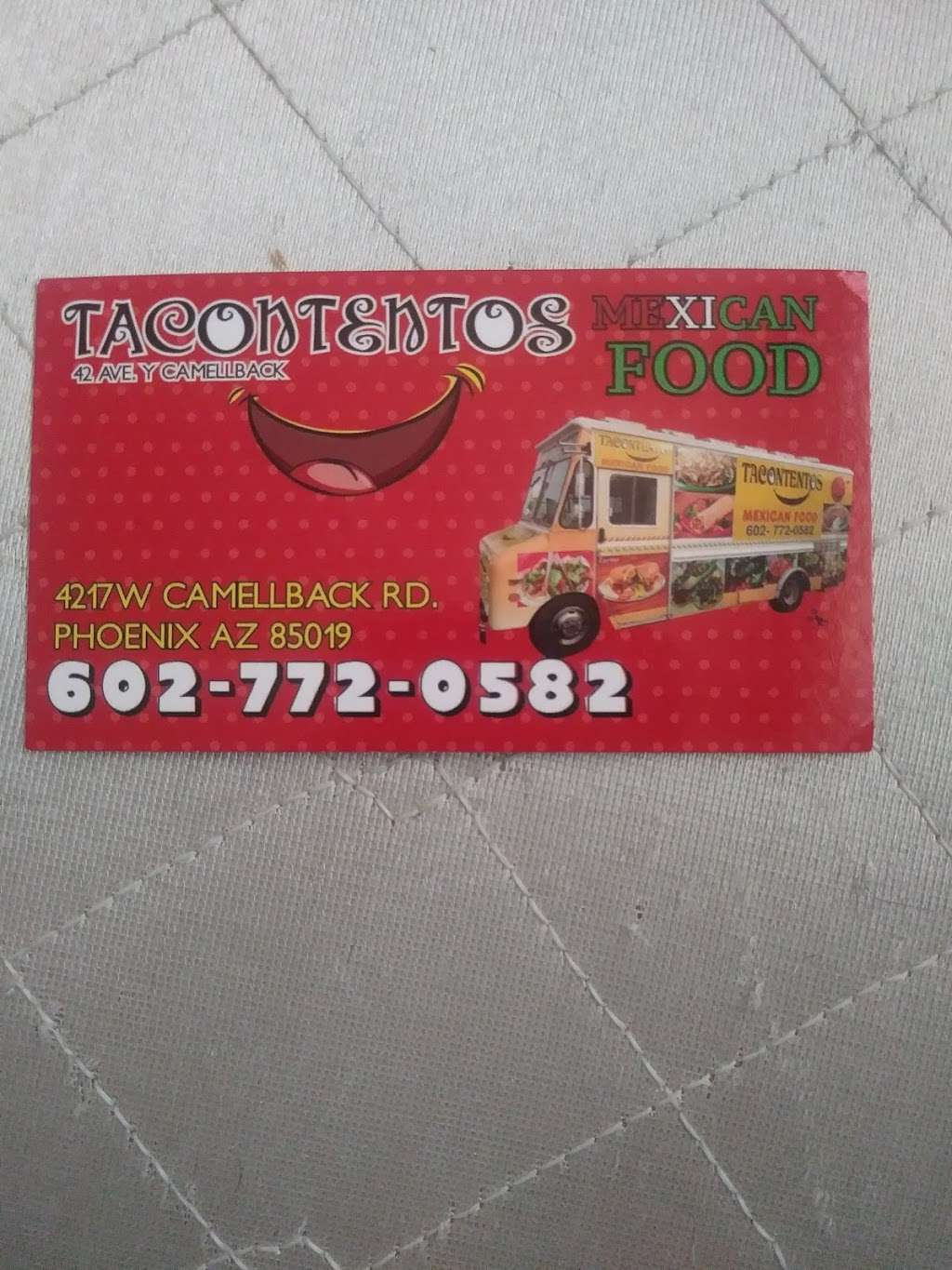 Tacontentos Mexican Food | 4217 W Camelback Rd, Phoenix, AZ 85019, USA | Phone: (602) 772-0582