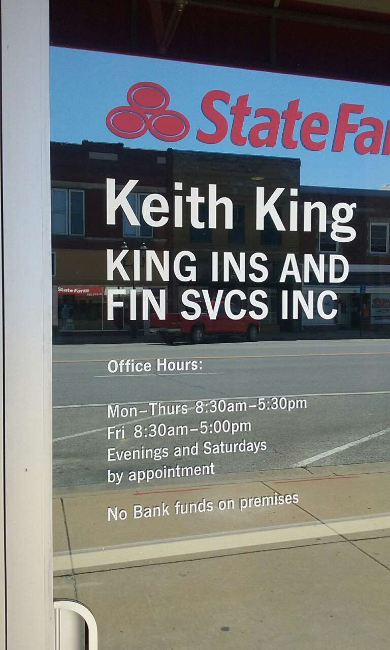 Keith King - State Farm Insurance Agent | 111 S Main St, Ottawa, KS 66067 | Phone: (785) 242-9435