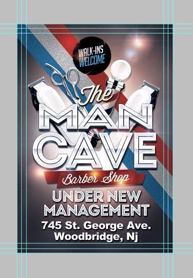 THE MAN CAVE BARBERSHOP | 745 St Georges Ave, Woodbridge, NJ 07095, USA | Phone: (732) 397-4846