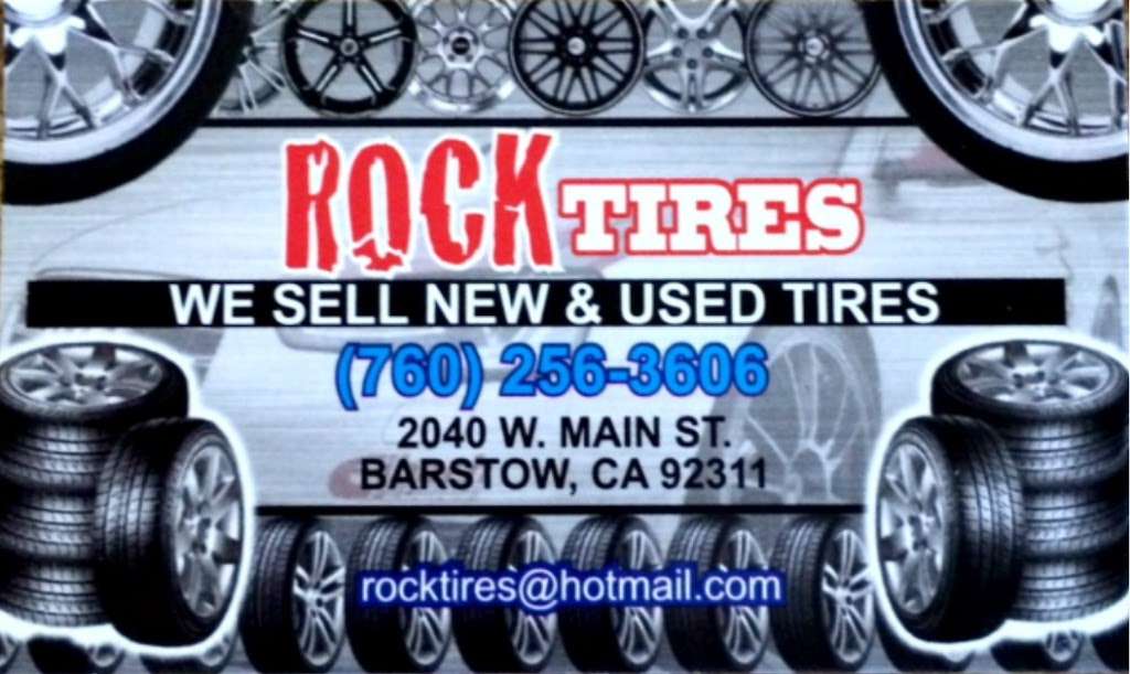 Rock Tires | 2040 Main St, Barstow, CA 92311, USA | Phone: (760) 256-3606