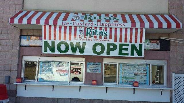 Ritas Italian Ice & Frozen Custard | 201-205 New Brunswick Ave Unit 1, Hopelawn, NJ 08861, USA | Phone: (732) 934-5000