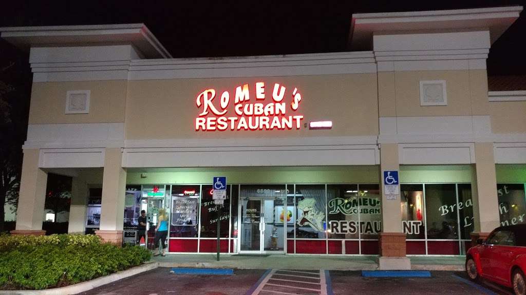 Romeus Cuban Restaurant | Coquina Plaza, 6800 Dykes Road, Southwest Ranches, FL 33331, USA | Phone: (954) 252-9788