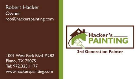 Hackers Painting | 2401 Brisbane Ln, Plano, TX 75075, USA | Phone: (972) 325-1177