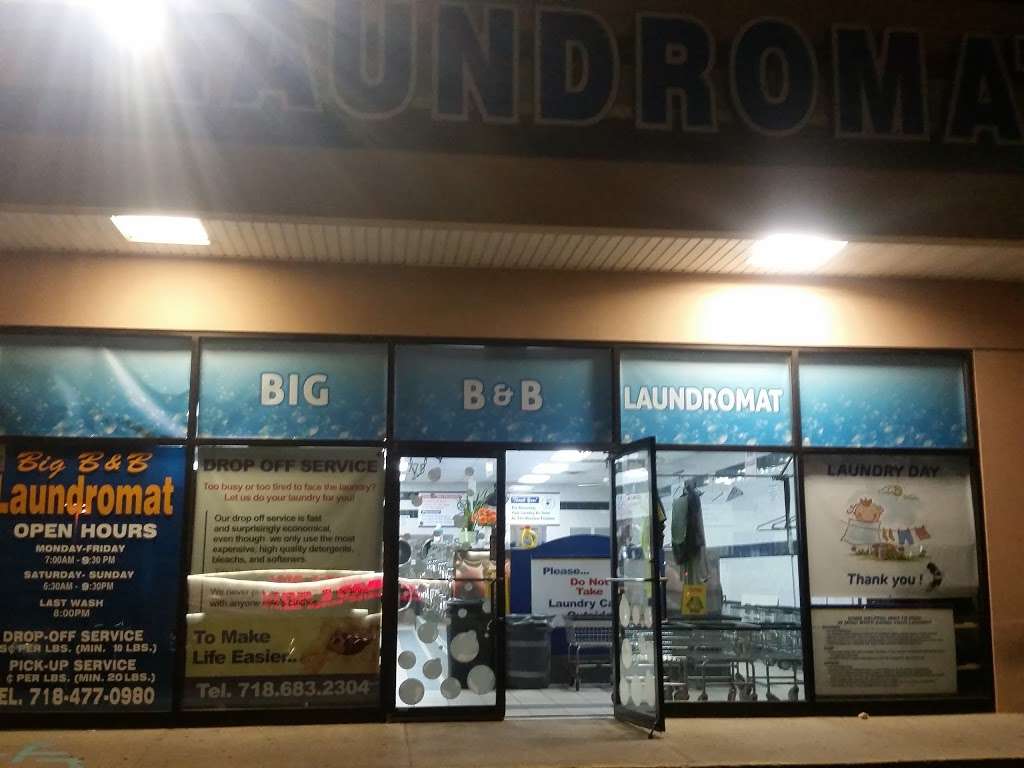 Big B&B Laundromat | 77 Richmond Hill Rd #F, Staten Island, NY 10314, USA | Phone: (718) 477-0980