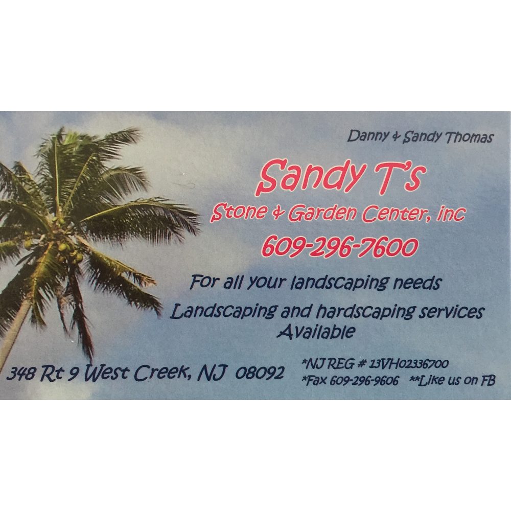 Sandy T Stone & Garden Center | 348 Main St, West Creek, NJ 08092, USA | Phone: (609) 296-7600