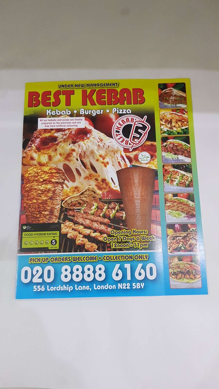 Lordship lane best kebab | 556 Lordship Ln, Wood Green, London N22 5BY, UK | Phone: 020 8888 6160