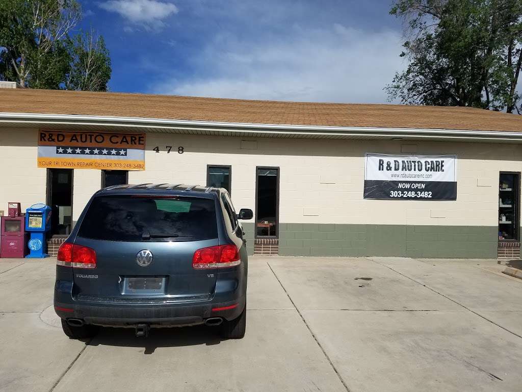 R & D Auto Care Inc. | 478 1st Street b, Firestone, CO 80520 | Phone: (303) 248-3482