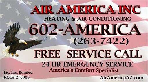 Air America Inc | 6838 W Carol Ave, Peoria, AZ 85345, USA | Phone: (602) 263-7422
