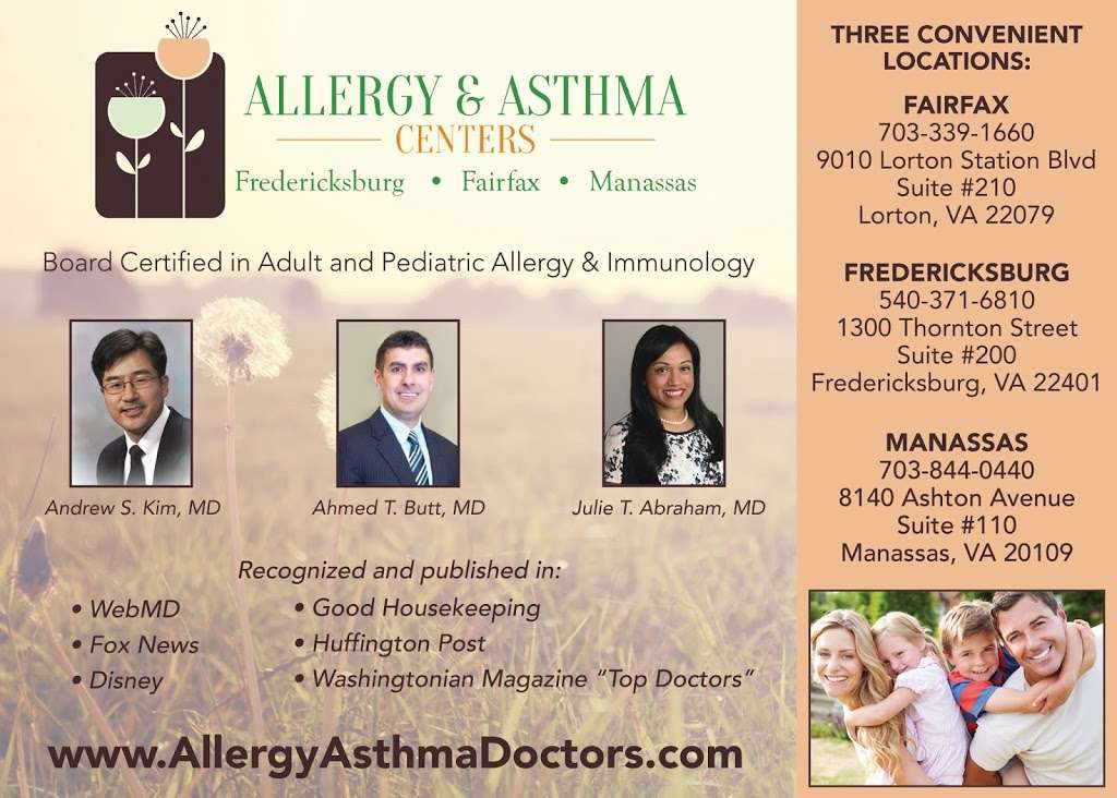 Allergy & Asthma Center of Manassas | 8140 Ashton Ave #110, Manassas, VA 20109, USA | Phone: (703) 844-0440