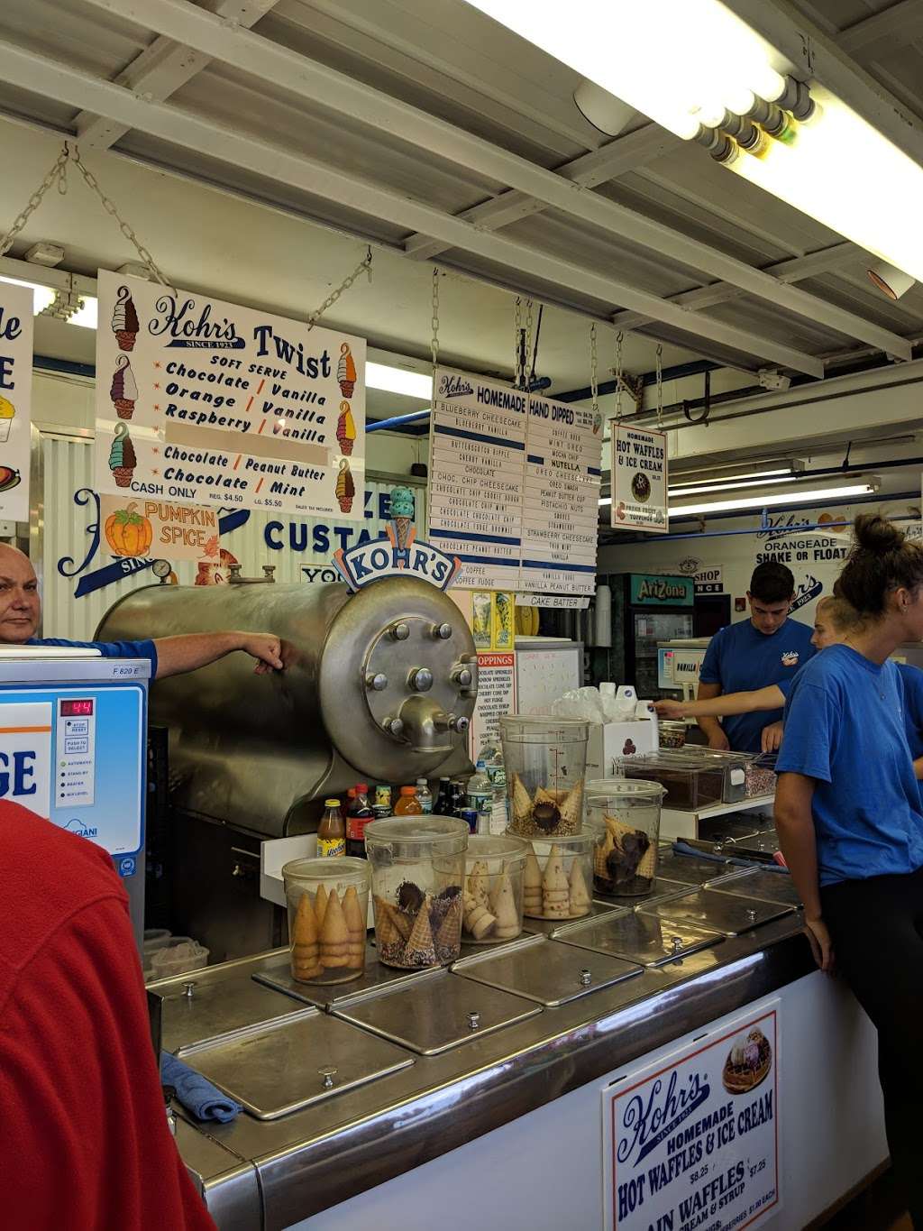 Kohrs Frozen Custard | 409 Boardwalk, Point Pleasant Beach, NJ 08742, USA | Phone: (732) 899-9444