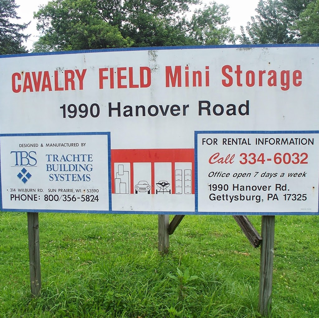 Cavalry Field Mini Storage | 1990 Hanover Rd, Gettysburg, PA 17325, USA | Phone: (717) 334-6032