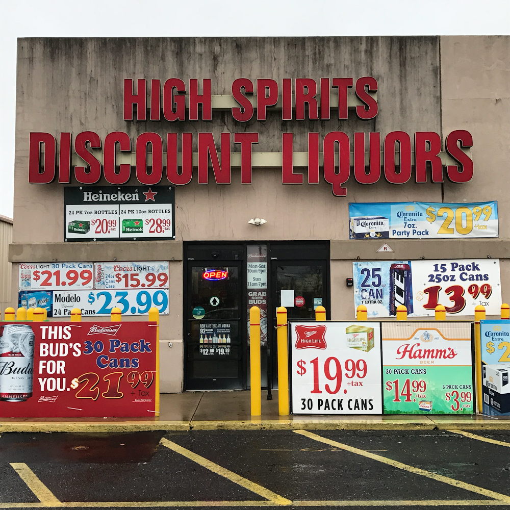 High Spirits Discount Liquors | 7500 S Crescent Blvd, Pennsauken Township, NJ 08109, USA | Phone: (856) 663-4380
