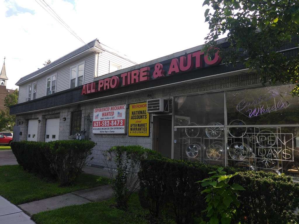 All Pro Tire & Auto | 92 Carleton Ave, Central Islip, NY 11722, USA | Phone: (631) 582-8473