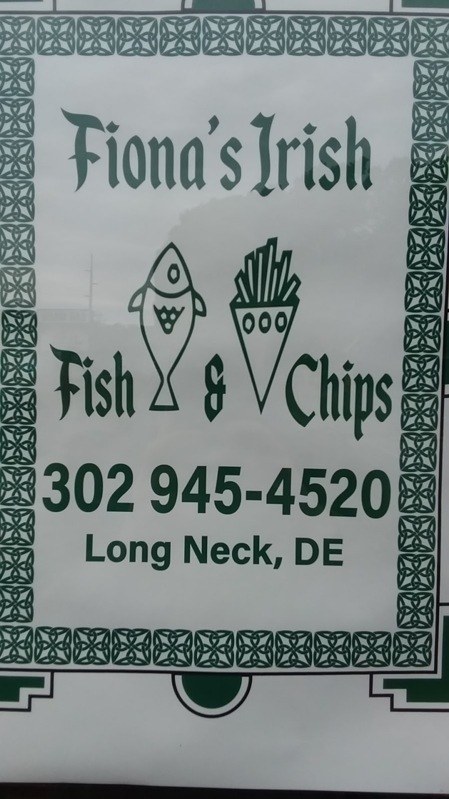 Fiona’s Irish Fish & Chips | 32497 Long Neck Rd, Millsboro, DE 19966, USA | Phone: (302) 945-4520