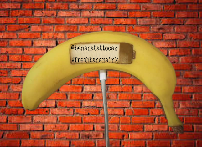 Banana Tattoo | 11115 Grand Ave UNIT 9, Youngtown, AZ 85363, USA | Phone: (623) 226-2627