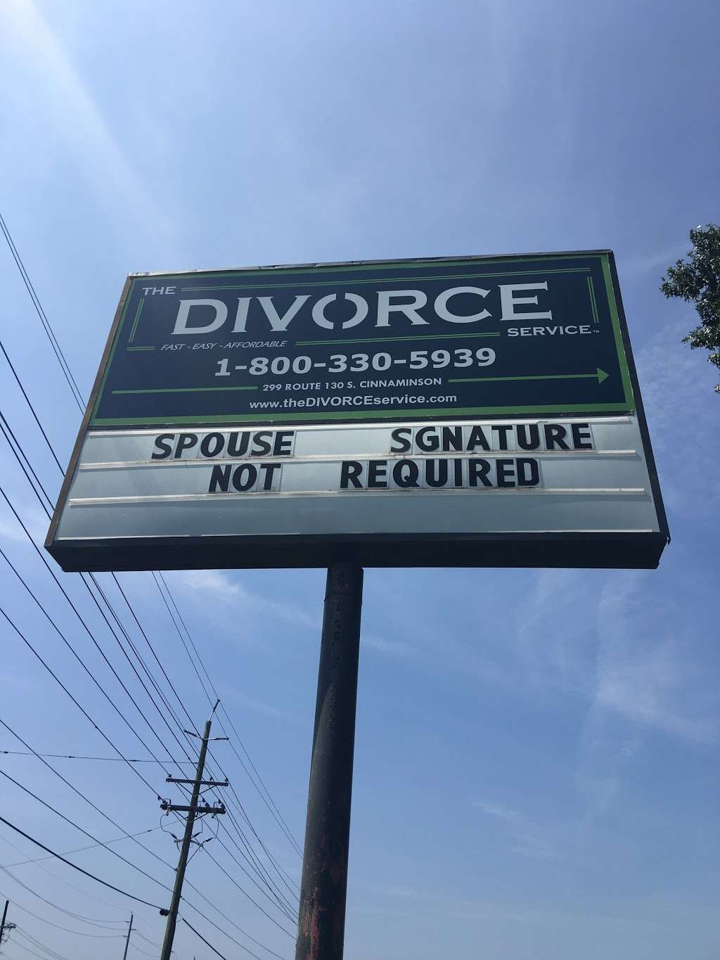 The Divorce Service | 299 US-130, Cinnaminson, NJ 08077, USA | Phone: (800) 330-5939