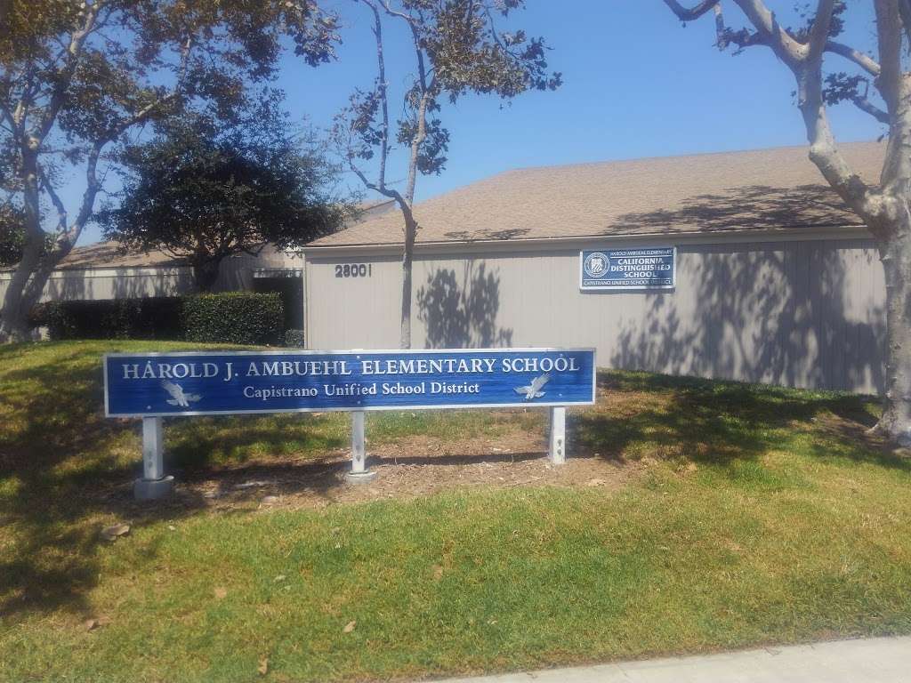 Harold Ambuehl Elementary School | 28001 San Juan Creek Rd, San Juan Capistrano, CA 92675, USA | Phone: (949) 661-0400