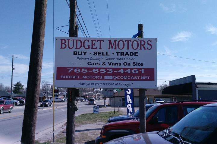 Budget Motors | 608 S Bloomington St, Greencastle, IN 46135, USA | Phone: (765) 653-4461