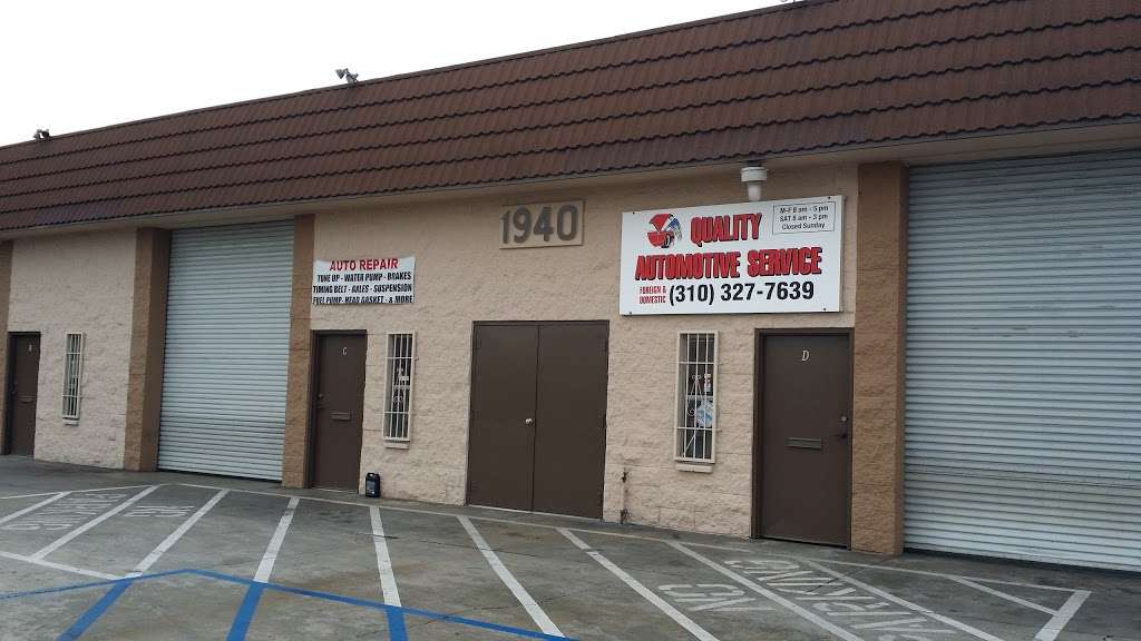 Quality Automotive Services | 1940 Rosecrans Ave A, Gardena, CA 90249, USA | Phone: (310) 327-7639